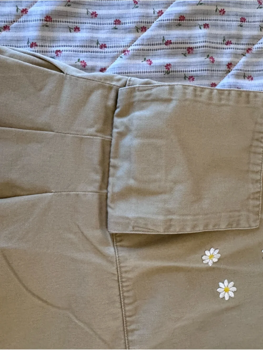 Gymboree Tan Khaki Girls Jumper with Colorful Logo Tag